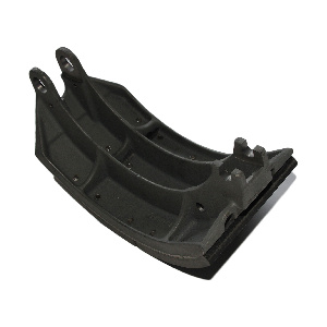 Колодка тормозная 6520 (литая) (укороченная накладка) (ПАО)