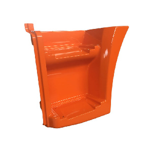 Щиток подножки 65115 (РИАТ) оранж. левый  RAL2009