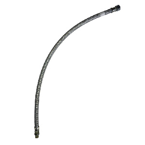 Шланг тормозной 4310 передний (L-805 гайка+штуцер М20хМ16) (Полюс-Альфа г.Зеленодольск) в мет.оплёт.