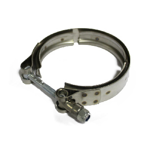 Хомут приемной трубы V-образный  (87мм) Cummins
