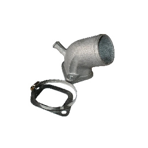 Патрубок помпы 058 ЕВРО  в сборе (хомут+прокладка)