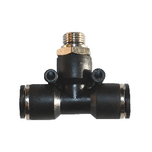 Фитинг тройник 10 мм х М10 резьба