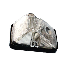 Фонарь габаритный (белый) (г. Владимир) ОГ-26 передний (треуг)