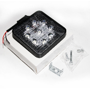 Фара п/туманная светодиодная 9LED 27W (SLIM) (квадратная) 12/24V