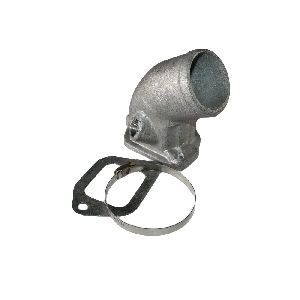 Патрубок помпы 058 на 6520  в сборе (хомут+прокладка)