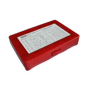 Набор колец РТИ (30-382) красный кейс