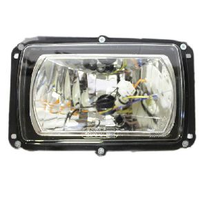 Фара ЕВРО  в сборе (гладкое стекло) (СКВ)