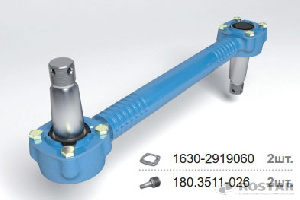 Штанга реактивная (обжимная) (РОСТАР) (палец ЕВРО) 4 болт.