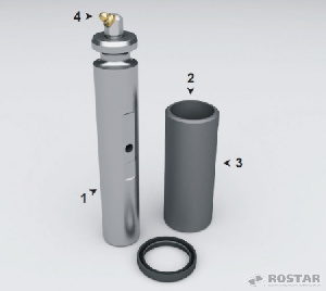 Рем. комплект ушка рессоры (РОСТАР)