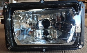 Фара ЕВРО  в сборе (гладкое стекло) (АВТО-УНИВЕРСАЛ XXI ВЕК) с ДХО