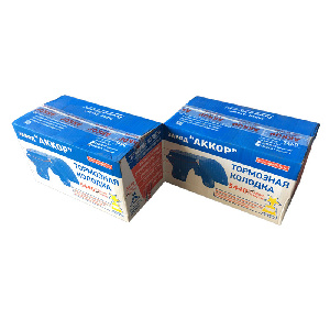 яяМАЗ Колодка тормозная МАЗ 5440 задняя (низ.+верх.) (АККОР)