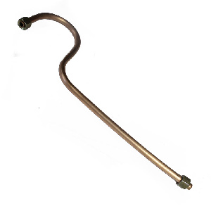 Трубка одноцилинд.компр. медная (подвод сверху)