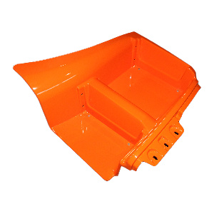 Щиток подножки 6520 (РИАТ) оранж. левый RAL2009