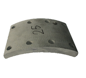 Накладка тормозная (ТИИР) сверленая,расточенная