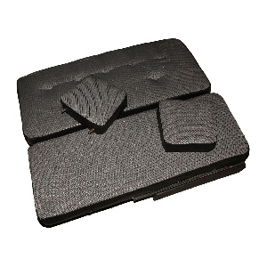 Сиденье пассажирское спаренное (ДИВАН с двумя подголовниками)