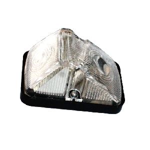 Фонарь габаритный (белый) (г. Владимир) ОГ-26 передний (треуг)