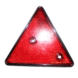 Катафот треугольный красный (ОСВАР)