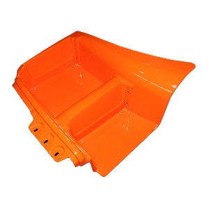 Щиток подножки 6520 (РИАТ) оранж. правый  RAL2009