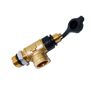 Клапан накачки шин  CAMOZZI V604 М22Х1,5-S01 (бронза)