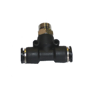 Фитинг тройник 08 мм х М12 резьба