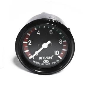 Указатель давления  механический (Автоприбор г. Владимир) (10А. цвет.)