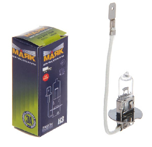 Лампа противотуманная Н3 24-70 МАЯК с проводом Pk22s