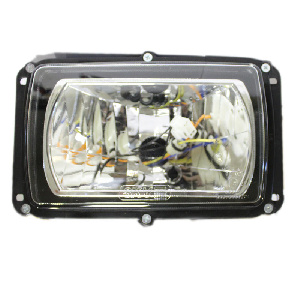 Фара ЕВРО  в сборе (гладкое стекло) (SKV)