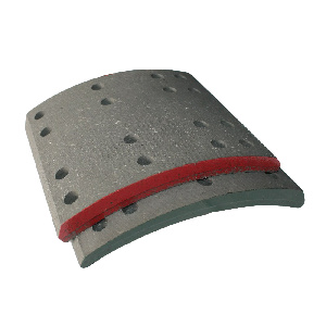 Накладка тормозная прицепа СЗАП (анкер/вал) 12т (комплект 2 шт)