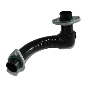 Труба подводящая от теплообменника к блоку (к дл.теплооб.) в сборе