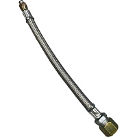 Шланг гибкий к крану запора воздуха в оплетке L-210 (Г+Ш)