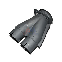 Тройник глушителя 6520 (прямой) (г. Кукмор)