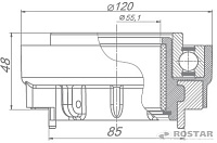 Выжимной в сборе пластик (РОСТАР)