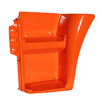 Щиток подножки 6520 (2-х ступ.) левый