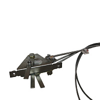 Трос печки в сборе (ДААЗ)