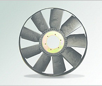 Крыльчатка радиатора с обечайкой (704 мм) (Технотрон) с выгнутым диском