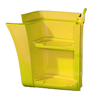 Щиток подножки 65115 (Технотрон) (рейсталинг) (2-х ступ.) желтый правый RAL 1033