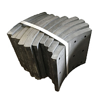 Накладка тормозная 6520 (ВАТИ) сверленая, не расточенная