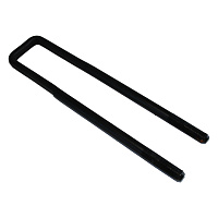 Стремянка прицепа голая кованая L-500х80 d-22х1,5 (А-079-22-007/2) (гальваника)