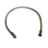 Шланг тормозной 43118 задний L-1000 (гайка+штуцер) бронированный