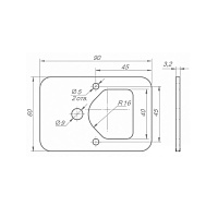 Прокладка сигнального фонаря ЕВРО (РОСТАР)