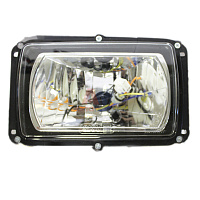 Фара ЕВРО  в сборе (гладкое стекло) (SKV)