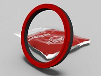 Манжета задней ступицы ЕВРО 142*168 (ЭЛЕМЕНТ) с обоймой