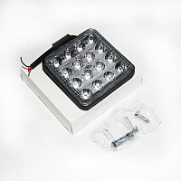 Фара п/туманная светодиодная 16LED 48W (SLIM) (квадратная) 12/24V