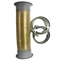 Металлорукав ЕВРО нержавейка (омеднёный) в сб. с хом. на дв. СUMMINS