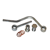 Трубки одноцилинд.компр.водяные со штуцерами d-22