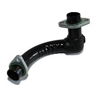 Труба подводящая от теплообменника к блоку (к дл.теплооб.) в сборе