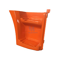 Щиток подножки 65115 (РИАТ) оранж. правый  RAL2009