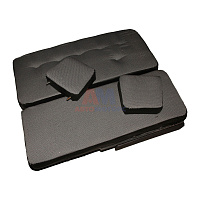 Сиденье пассажирское спаренное (ДИВАН с двумя подголовниками)