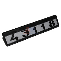 Табличка модификаций 43118