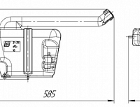 Бачок омывателя (Технотрон) ЕВРО 3,4
